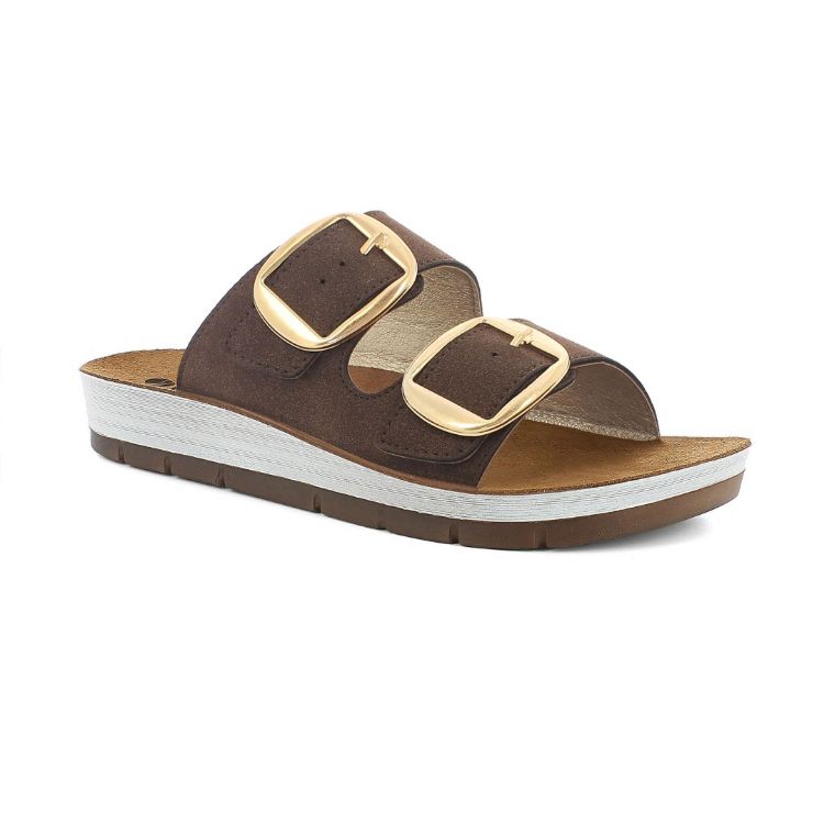 Picture of New golden buckle maxi slippers - cp61