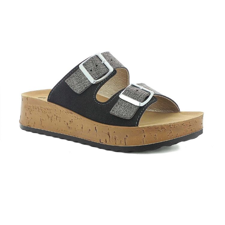 Image de Mules bicolores boucles réglables - pk47