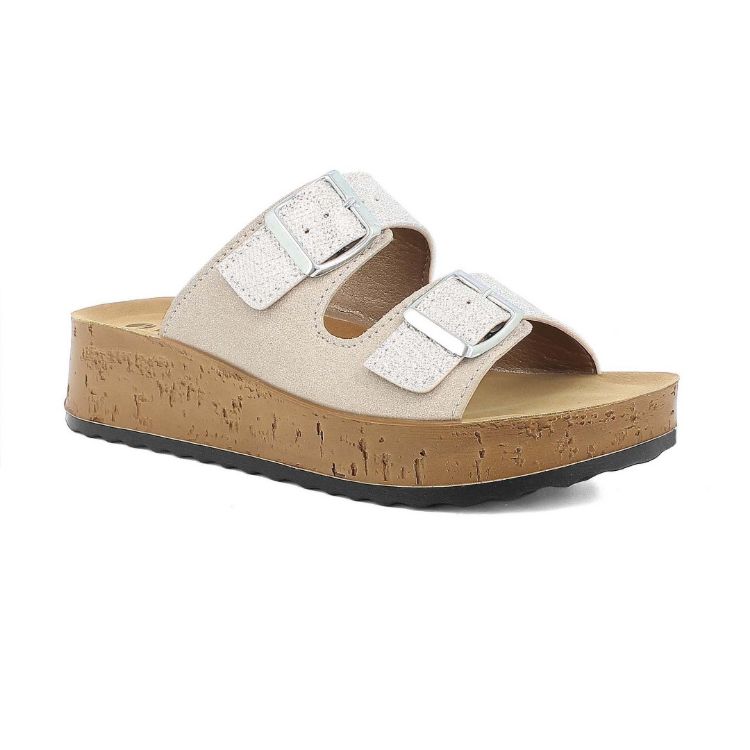 Image de Mules bicolores boucles réglables - pk47