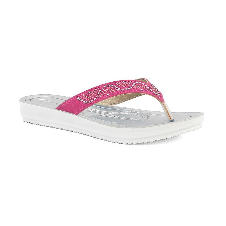 Image de Tongs colorées avec strass - bm74