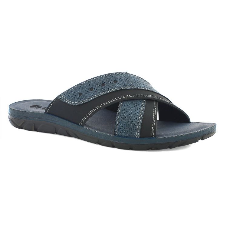 Image de Mules homme brides croisées colorées - vt14