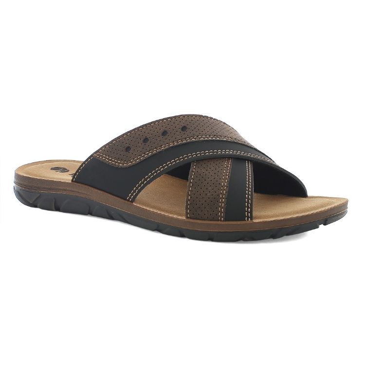 Image de Mules homme brides croisées colorées - vt14