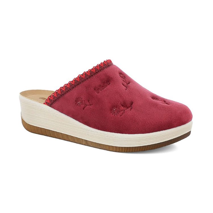 Immagine di PANTOFOLE INBLU FIORI CUCITI - GC47