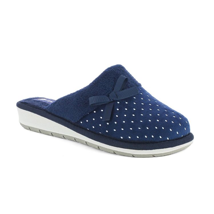 Immagine di PANTOFOLE CON FIOCCO E POIS - LB72