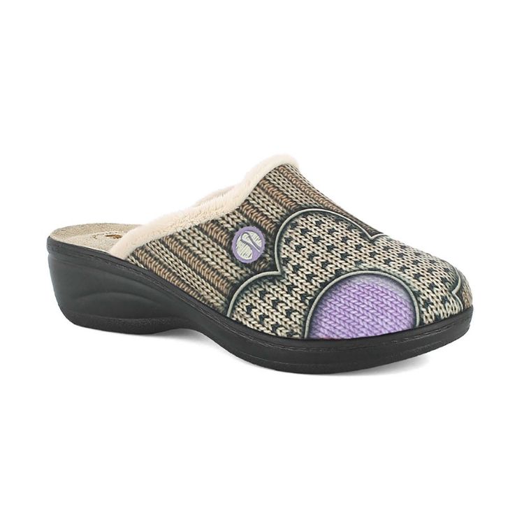 Immagine di PANTOFOLE FIORE COLORATO - LY120