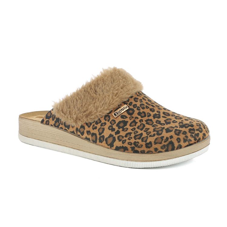 Immagine di PANTOFOLE ANIMALIER CON ECOPELLICCIA - CT46