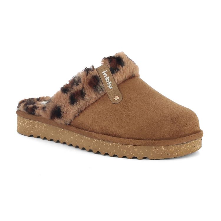 Immagine di PANTOFOLE BORDO ECOPELLICCIA ANIMALIER - EY34