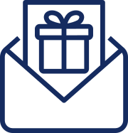 La gift card arriverà tramite e-mail